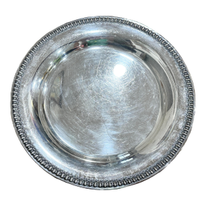 Vintage Wilcox Silverplate Round Serving Tray