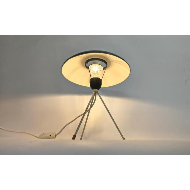 Ultra rare table lamp on a tripod base designed by Louis Kalff for Philips. Being in Belgium we've seen almost all models...
