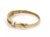 An elegant and stunning bangle bracelet with exquisite detail and gorgeous stones, it is crafted from 14k yellow gold in a...
