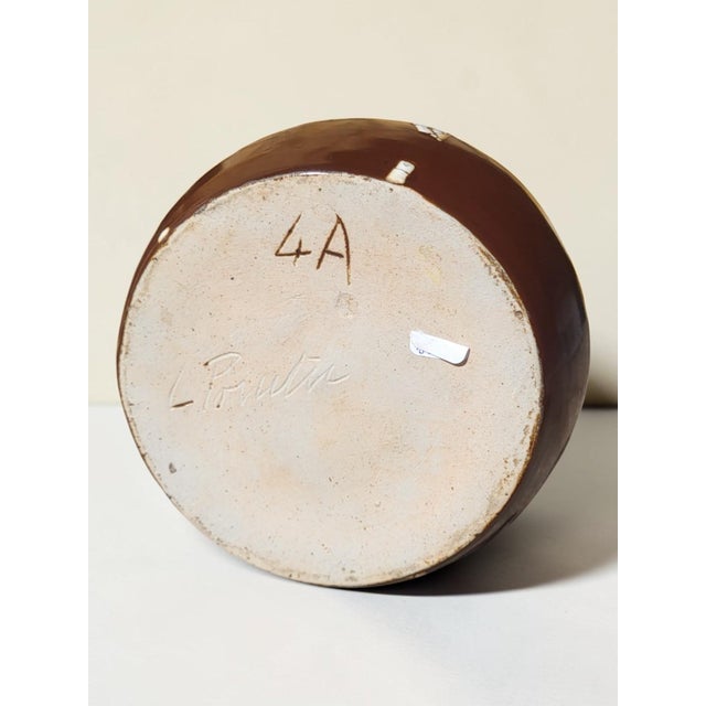 Art Deco Stoneware Vase with Snakeskin Pattern by Léon Pointu, 1930s For Sale - Image 9 of 11