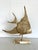 Mid-Century Modern Vintage Brass Angelfish Statue For Sale - Image 3 of 13