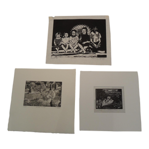 Collectors Gallery Wall Black and White Art - Set of 3