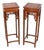 Chinese Pedestal Tables, Set of 2 For Sale