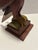 Brown American Eagle Wood Folk Art Statue For Sale - Image 8 of 12