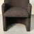 Single Mid-Century Modern Style Arm / Lounge Chair, Black Boucle, Organic Form For Sale - Image 10 of 13
