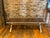 One‑of‑a‑Kind Mahogany Slatted Bench – Custom Brushed Steel Frame Modern Industrial Design For Sale - Image 12 of 12