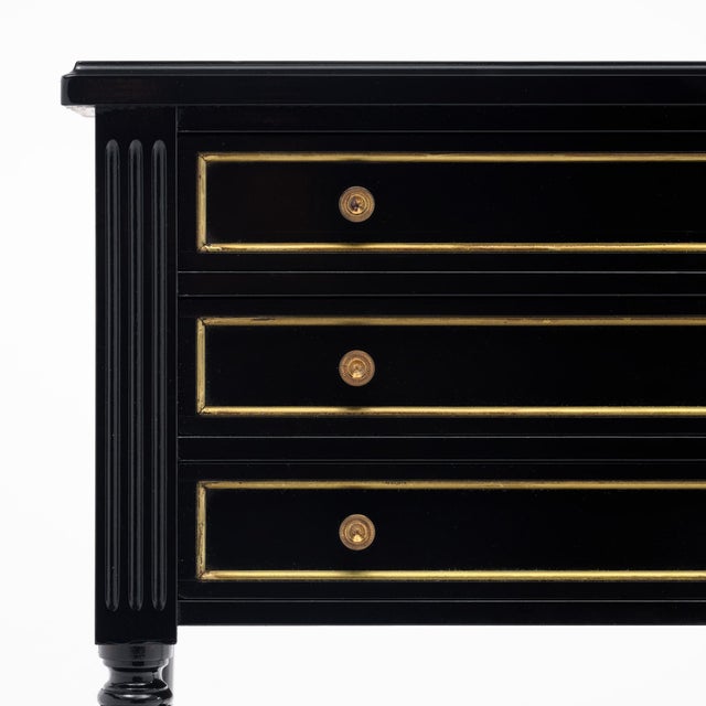 Pair of Louis XVI Ebonized Side Tables For Sale In Austin - Image 6 of 9