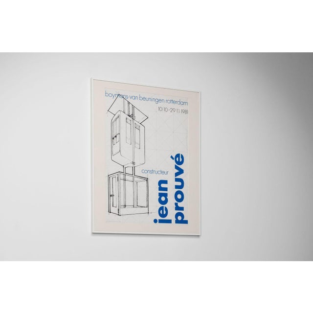 1980s Booijmans Van Beuningen Exhibition Poster by Jean Prouvé, 1981 For Sale - Image 5 of 13