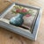 Ranunculus Flowers Still Life in Blue Vase, “Happiness Blooms” Original, Framed Oil Painting For Sale - Image 9 of 10