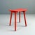Red Wooden Stool attributed to Jacob Müller for Wohnhilfe, 1960s For Sale - Image 8 of 8