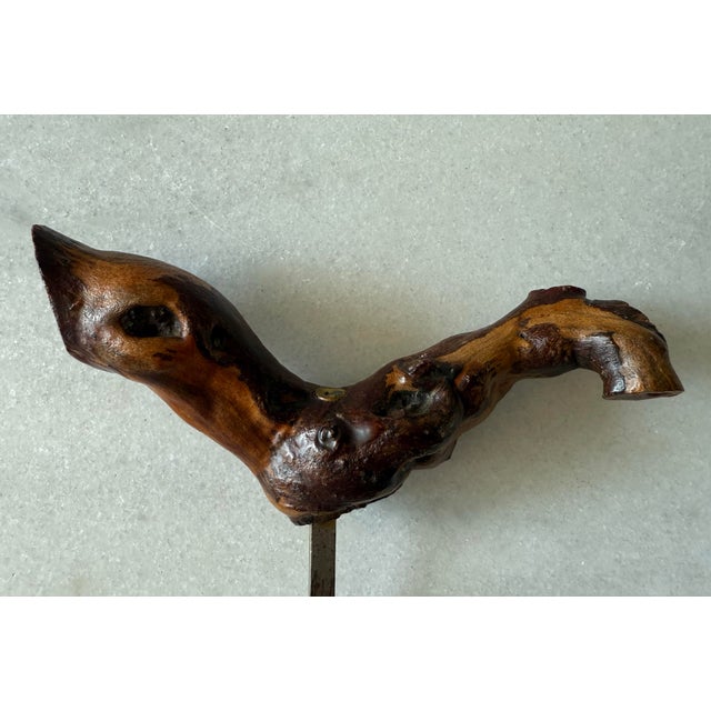 French Vintage French Grapevine Corkscrew For Sale - Image 3 of 6