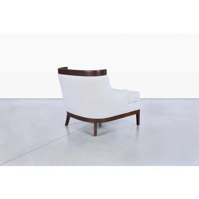 Mid-Century Modern Sculptural Walnut Lounge Chairs After Erwin Lambeth For Sale - Image 10 of 12