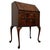 Wood Small Antique English Edwardian Mahogany Secretaire For Sale - Image 7 of 14