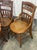 Brown Late 19th Century Victorian Solid Walnut Cane Seat Dining Chairs For Sale - Image 8 of 12