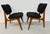 Adrian Pearsall Mid-Century Modern Adrian Pearsall Style Walnut Side Chairs - Set of 2 For Sale - Image 4 of 5