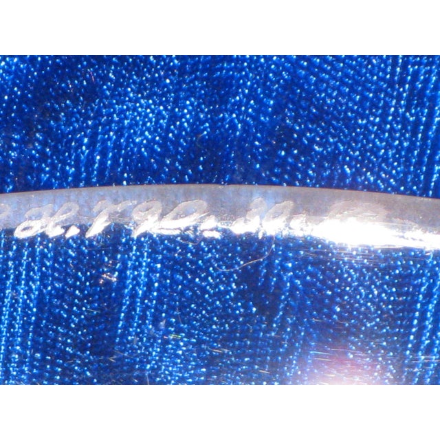 Art Deco Glass Plate Art Nouveau Orrefors wheel Engraved Nude stars 1920's-30's Art Deco For Sale - Image 3 of 18