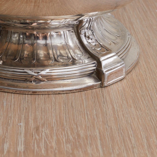 Modern French Silver-Plated Ram Handle Champagne Bucket, 1960s For Sale - Image 3 of 7