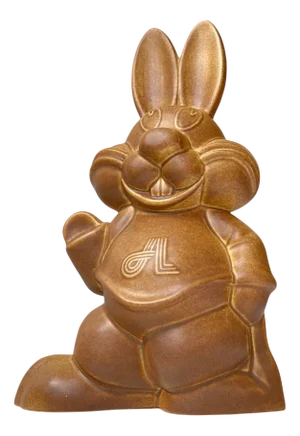 Vintage Ceramic Jumbo Bunny Money Bank by Søholm, 1980s