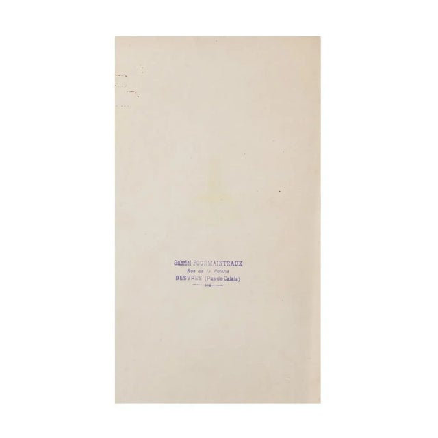 Porcelain Vase'' is an original china ink and watercolor drawing on ivory-colorated paper by the ceramist Gabriel...