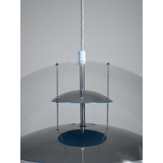 Blue VP Globe Lamp by Verner Panton for Louis Poulsen, 1970s For Sale - Image 8 of 11