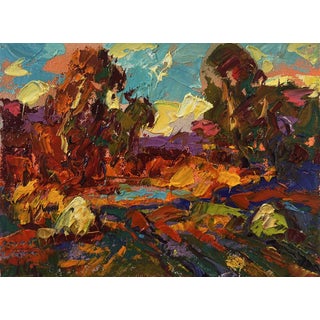 Oil Painting Autumn Evening Oleksiy Ivanyuk For Sale