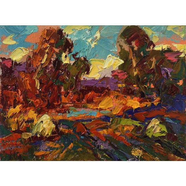 Oil Painting Autumn Evening Oleksiy Ivanyuk For Sale