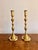 Large Antique Victorian Brass Candlesticks, 1880, Set of 2 For Sale - Image 3 of 8