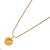 Gold Queen Nefertiti Medallion Gold Necklace For Sale - Image 8 of 9