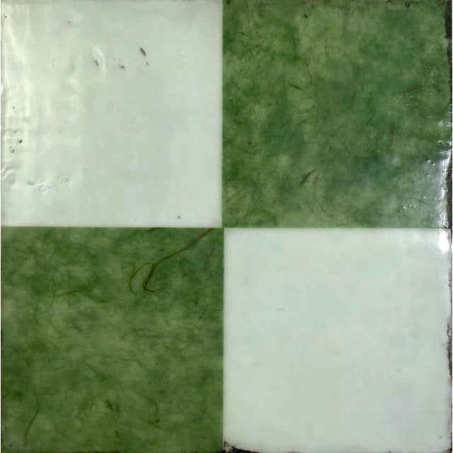 Wood Encaustic Mixed Media Art Installation by Gina Cochran "Charmed" - 12 Panels For Sale - Image 7 of 14