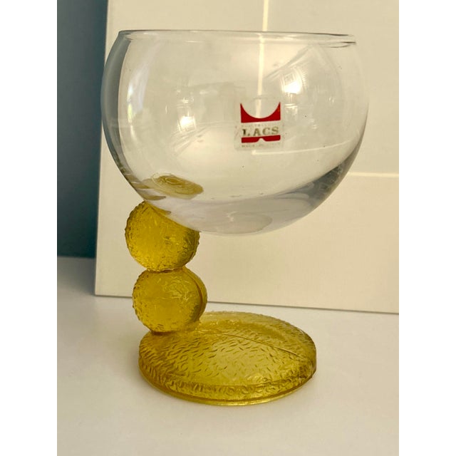 Vintage Lacs Italian Glasses, Joe Colombo Style For Sale - Image 9 of 15