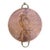 Oversized Vintage Copper Mold Wall Hanging With Brass Handles and Falcon Bird Design For Sale