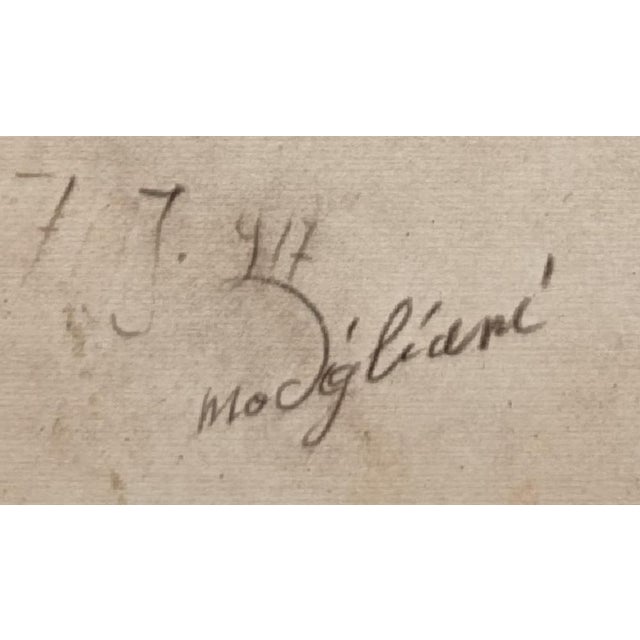 1980s A. Modigliani, Hanka Zborowska, Lithograph For Sale - Image 5 of 8