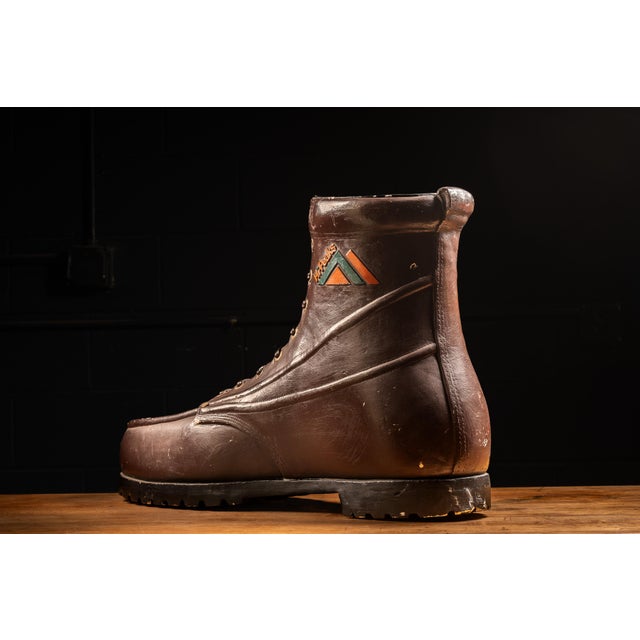 c. 1960s-1970s; Red Wing Shoe Co. - Red Wing, MN Oversized chalkware boot trade display modeled after Red Wing's...