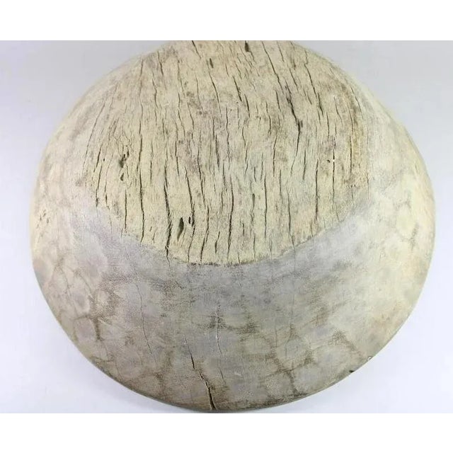 Contemporary Late 19th Century Decorative Primitive Food Bowl For Sale - Image 3 of 5
