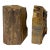 Vintage Wood Mismatched Bookends- A Pair For Sale