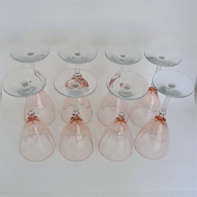 Vintage Fostoria Pink Stemware, Set of 8 Chairish