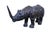 Vintage Tooled Leather African Rhinoceros Foot Stool Ottoman Sculpture 35" For Sale - Image 4 of 18