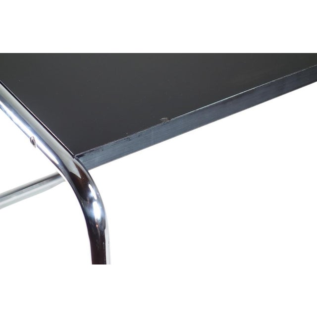 Black Bauhaus Design B9 Table by Marcel Breuer for Gavina, 1960 For Sale - Image 8 of 13