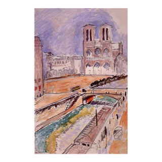 Matisse View of Notre Dame LTD Edition Numbered Giclee For Sale