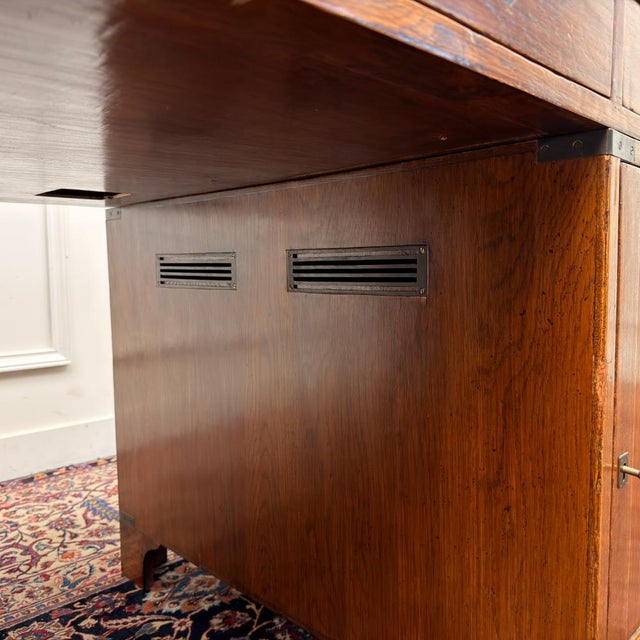 English Campaign Desk in Oak For Sale - Image 14 of 18