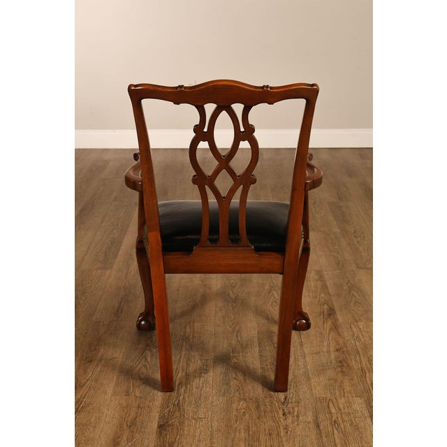 Kindel Chippendale Style Set of Six Mahogany Dining Chairs For Sale - Image 18 of 18