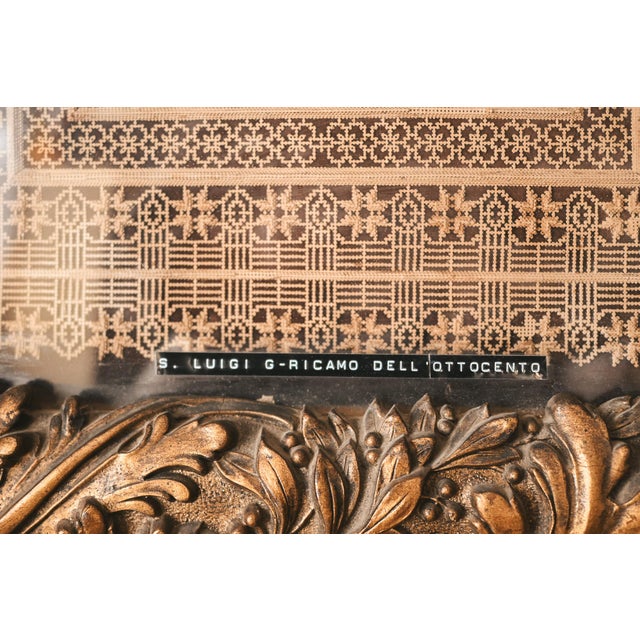 Devotional Painting, 14th Century, Perforated Paper, Framed For Sale - Image 10 of 14