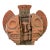 “Three Ages of Man” Terracotta Mexican Folk Art Wall Hanging For Sale
