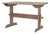 Antique Swedish Rustic Painted Trestle Table, 1840 For Sale