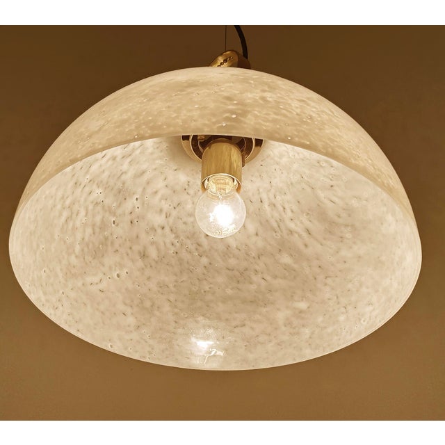 Vintage Glass Pendant Light from Glashütte Limburg, 1970s For Sale - Image 12 of 18