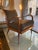 Cherrywood Chairs with Black Velvet Cushions, 1940, Set of 2 For Sale - Image 4 of 17