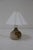 Small Danish Modern Brown Ceramic Table Lamp by Søholm, 1970s. Scandinavian Mid-Century Modern handmade Danish brown and...