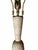 Vintage Mid-Century Textured Ceramic Table Lamp For Sale In San Francisco - Image 6 of 9
