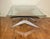 Vintage Glass Birch and Aluminum Rectangular Coffee Table For Sale - Image 4 of 12