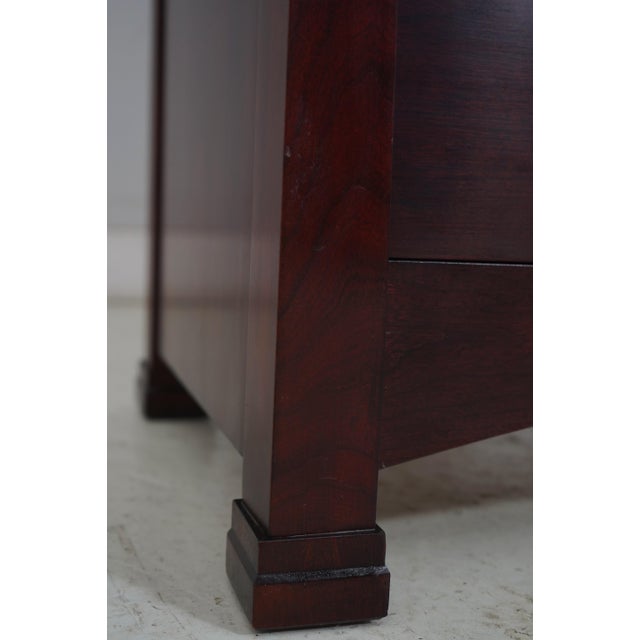 Stickley Modern Arts & Crafts Cherry High Chest For Sale - Image 10 of 13